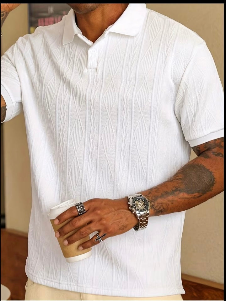 New men shite elegant shirt