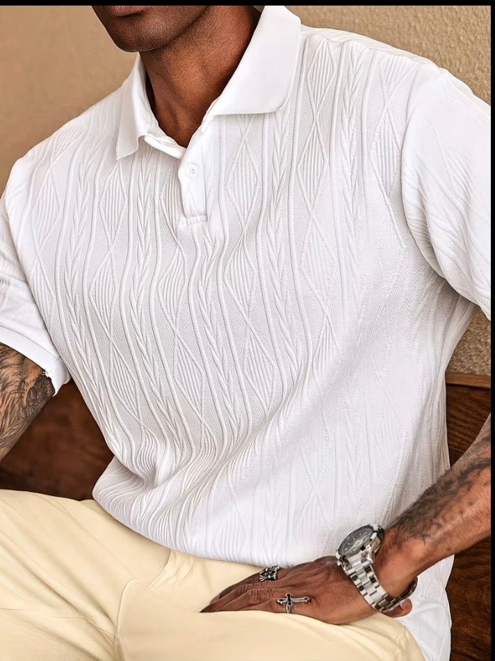 New men shite elegant shirt