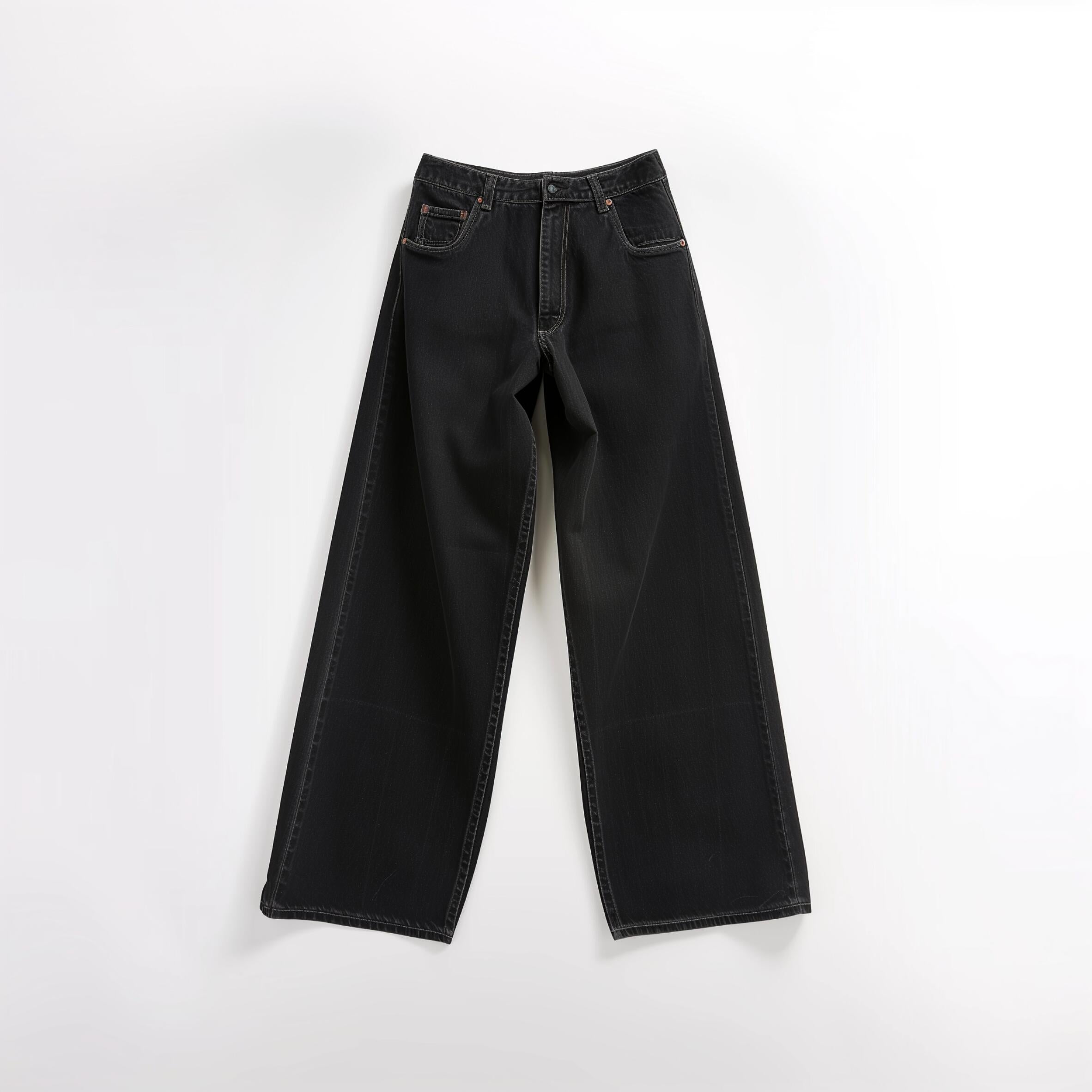 Men black baggy jeans